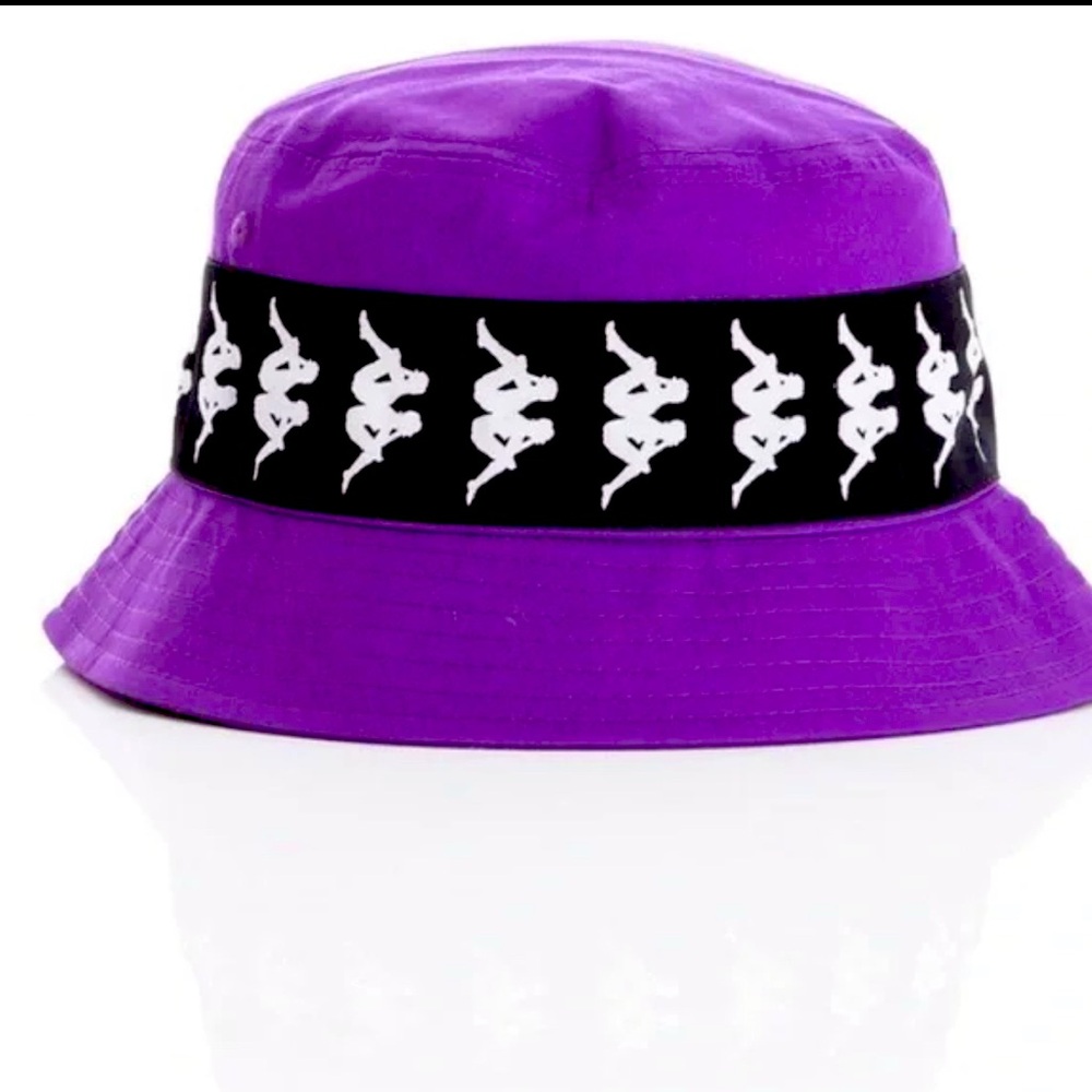 Kappa Violet Bucket Hat Small-Medium / 
Large -XL available purple be stylish